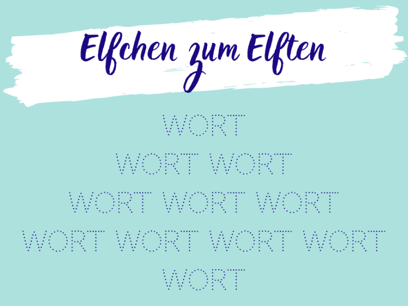 Januar – #ElfchenZumElften 01/26
